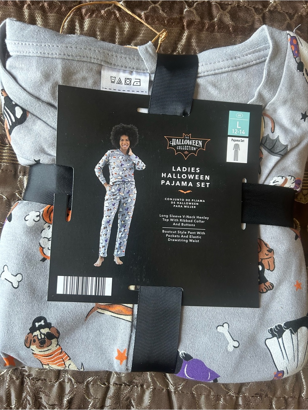 New Womens Halloween PJ Set